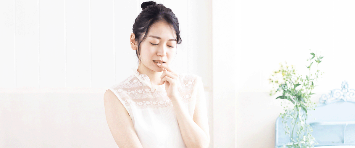 唇が気になる女性