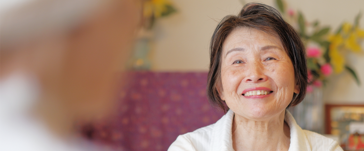 健康的な高齢者女性