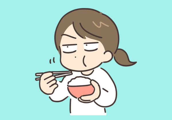 片側で噛む人
